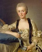 Alexander Roslin Portrait of Margaretha Bachofen-Heitz, wife of the Basle Ribbon merchant oil painting reproduction